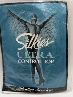 Silky Ultra Control Top Pantyhose Beige Honey Size Medium Ultra Sheer New Sealed
